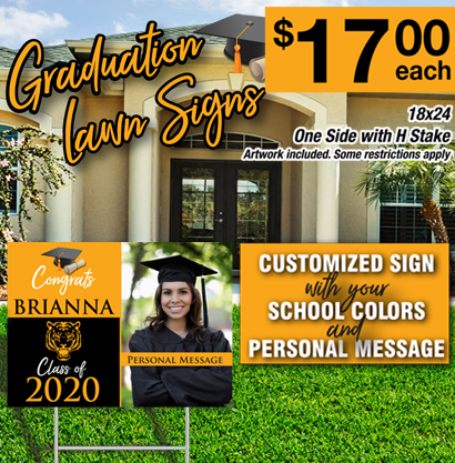 Graduation Lawn Signs